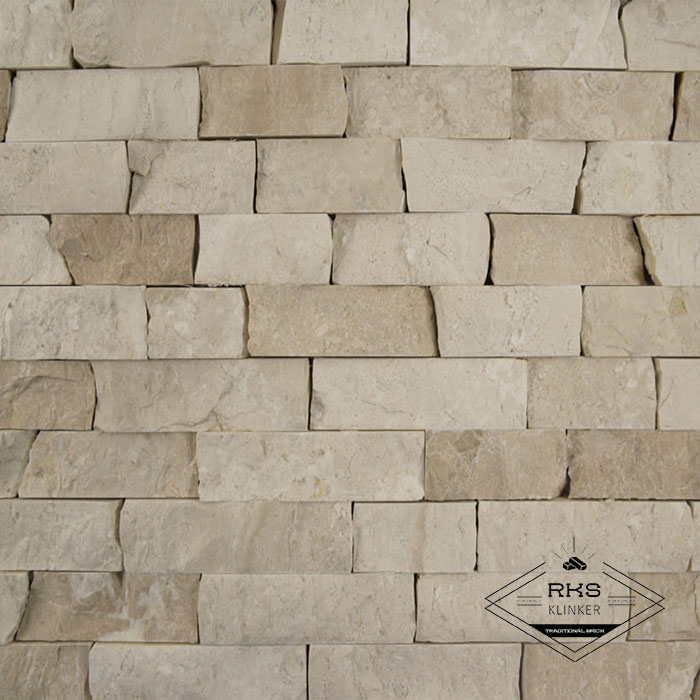 Фасадный камень Полоса - Мрамор Кремовый в Курске